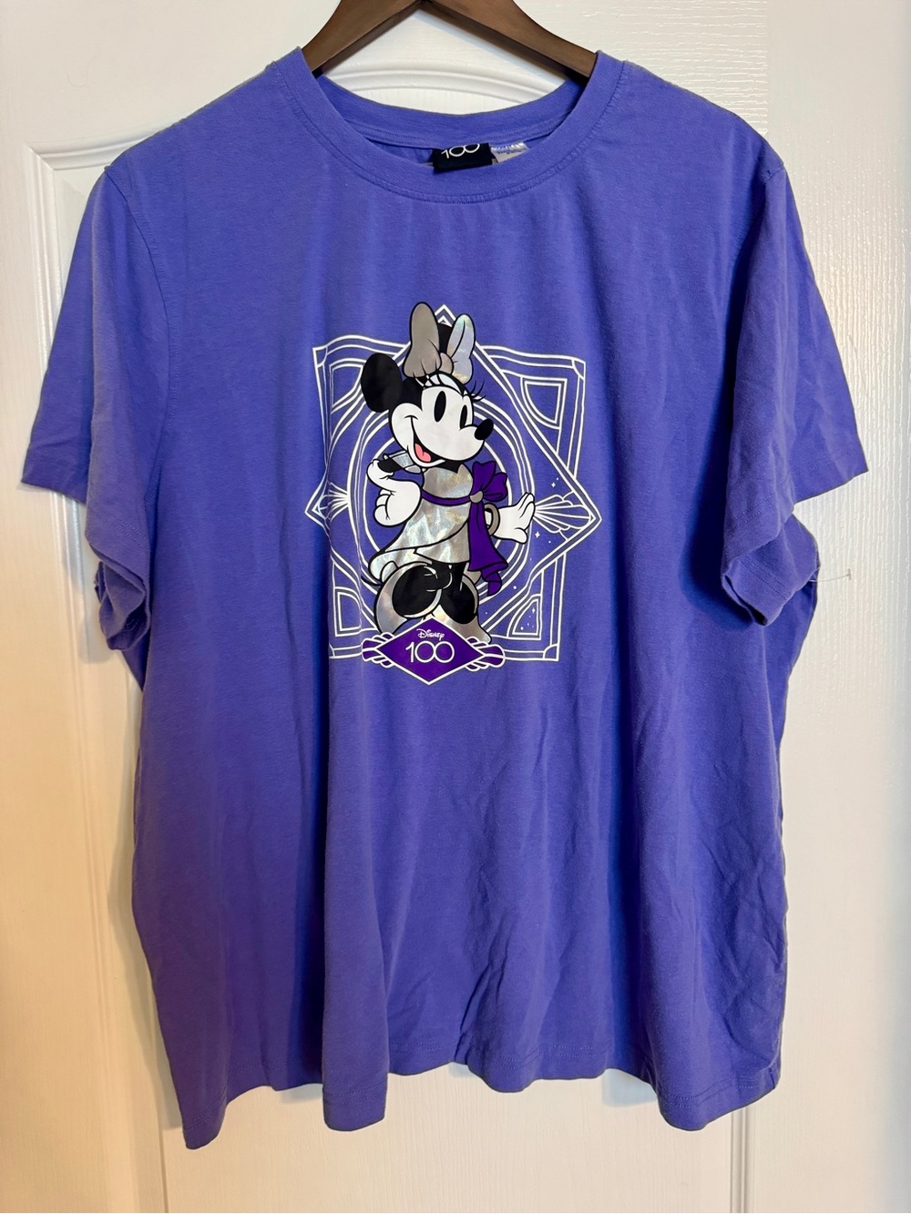 Disney Purple Minnie Mouse 100th Anniversary Graphic Tee